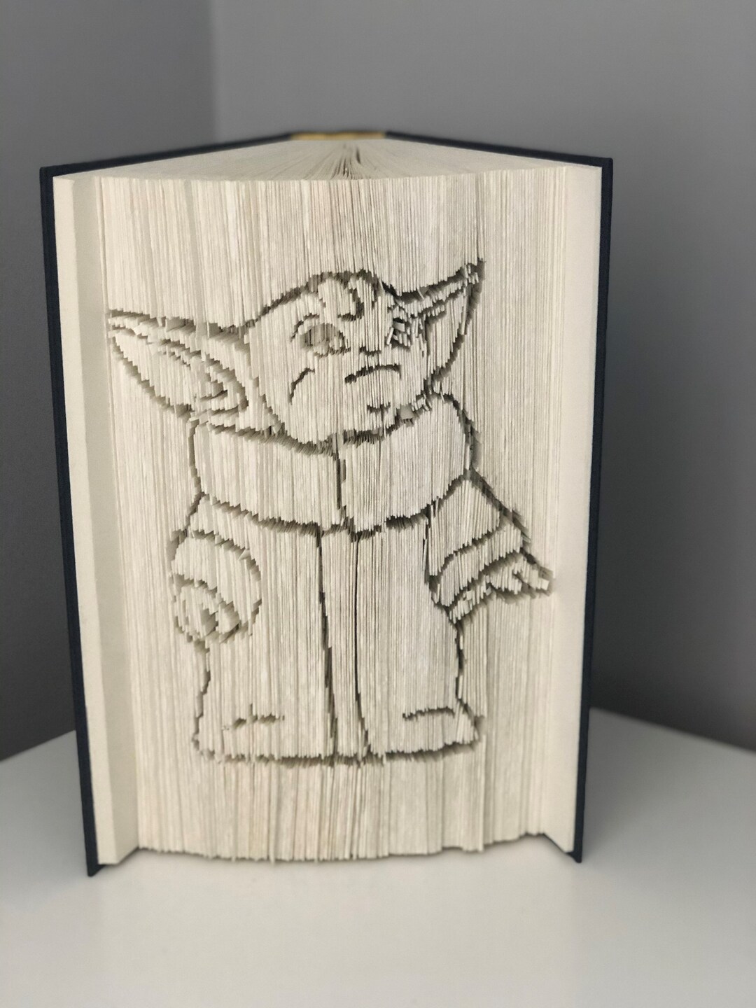 Baby Yoda Book Folding Pattern Etsy