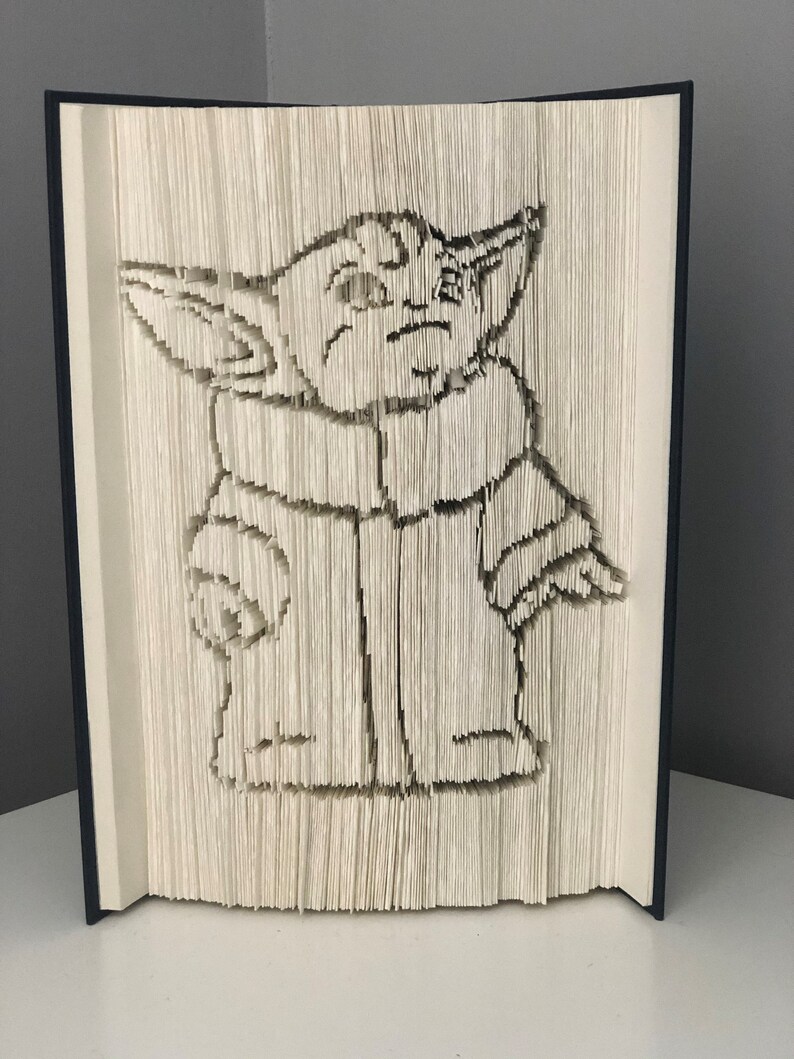 Baby Yoda Book Folding Pattern Etsy