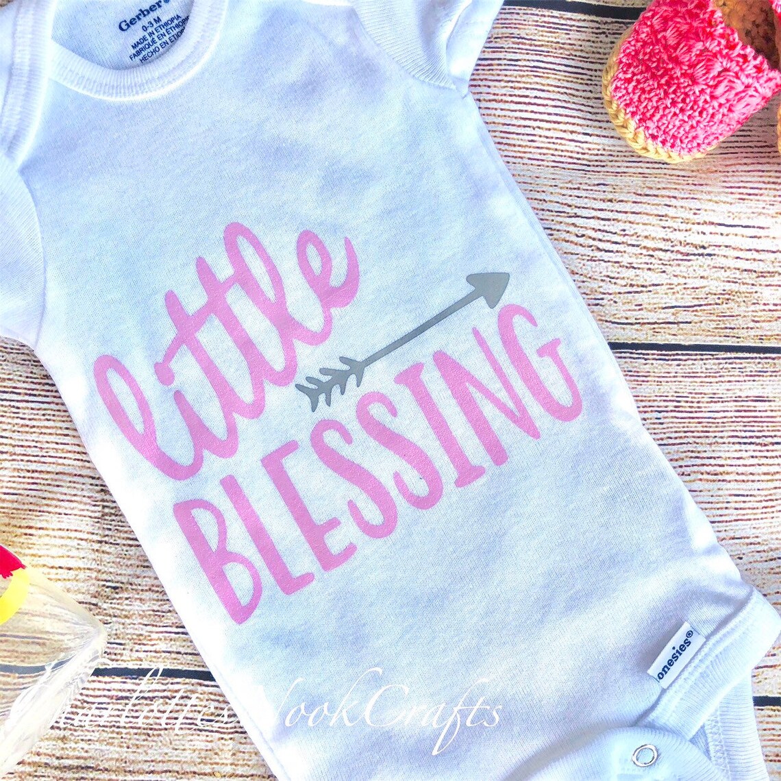 Onesie Little Blessing Baby Onesie Etsy UK
