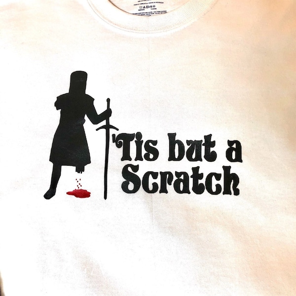 Tis but a Scratch Etsy
