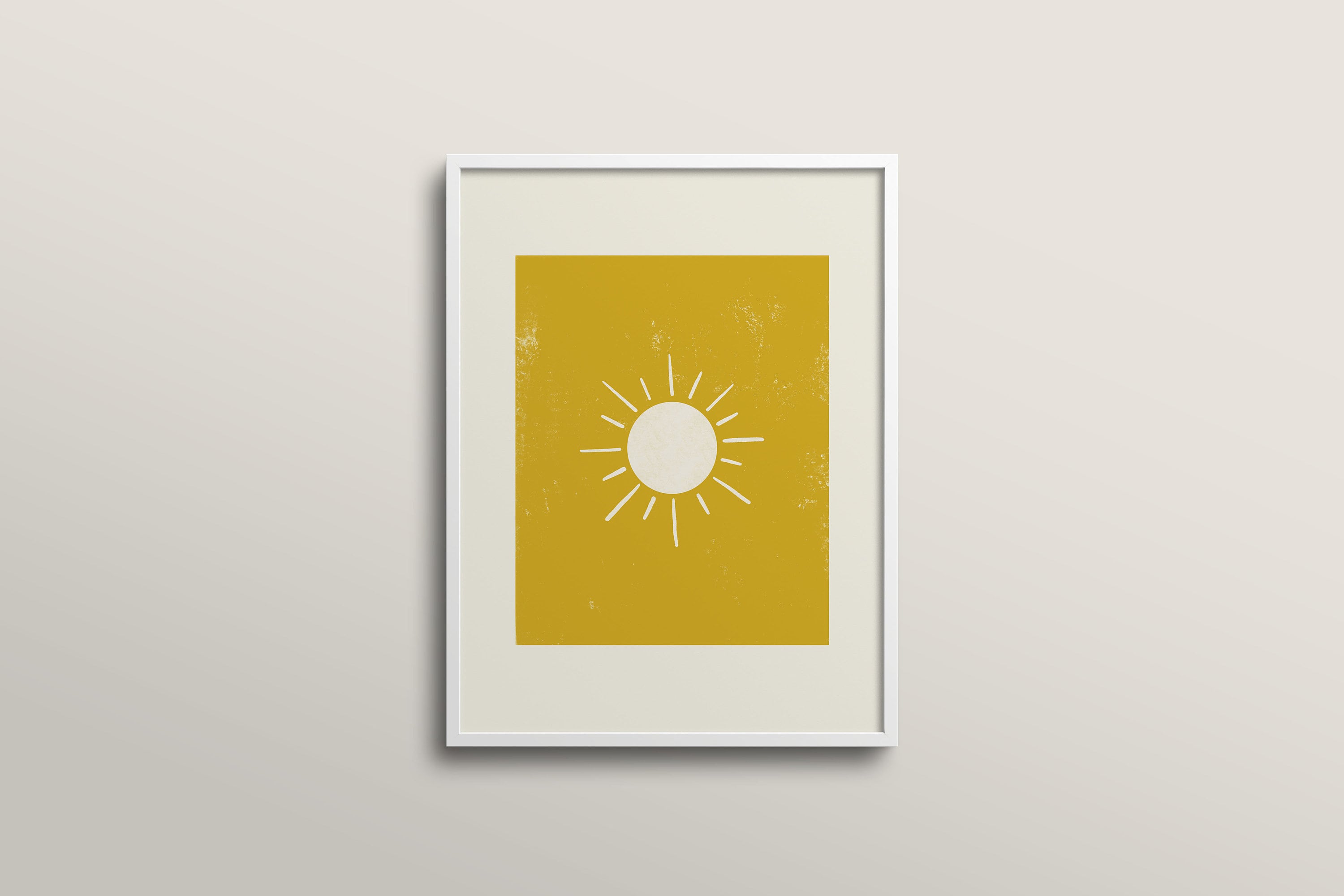 Sun Print Instant Download Illustration Kids Room Wall Art | Etsy