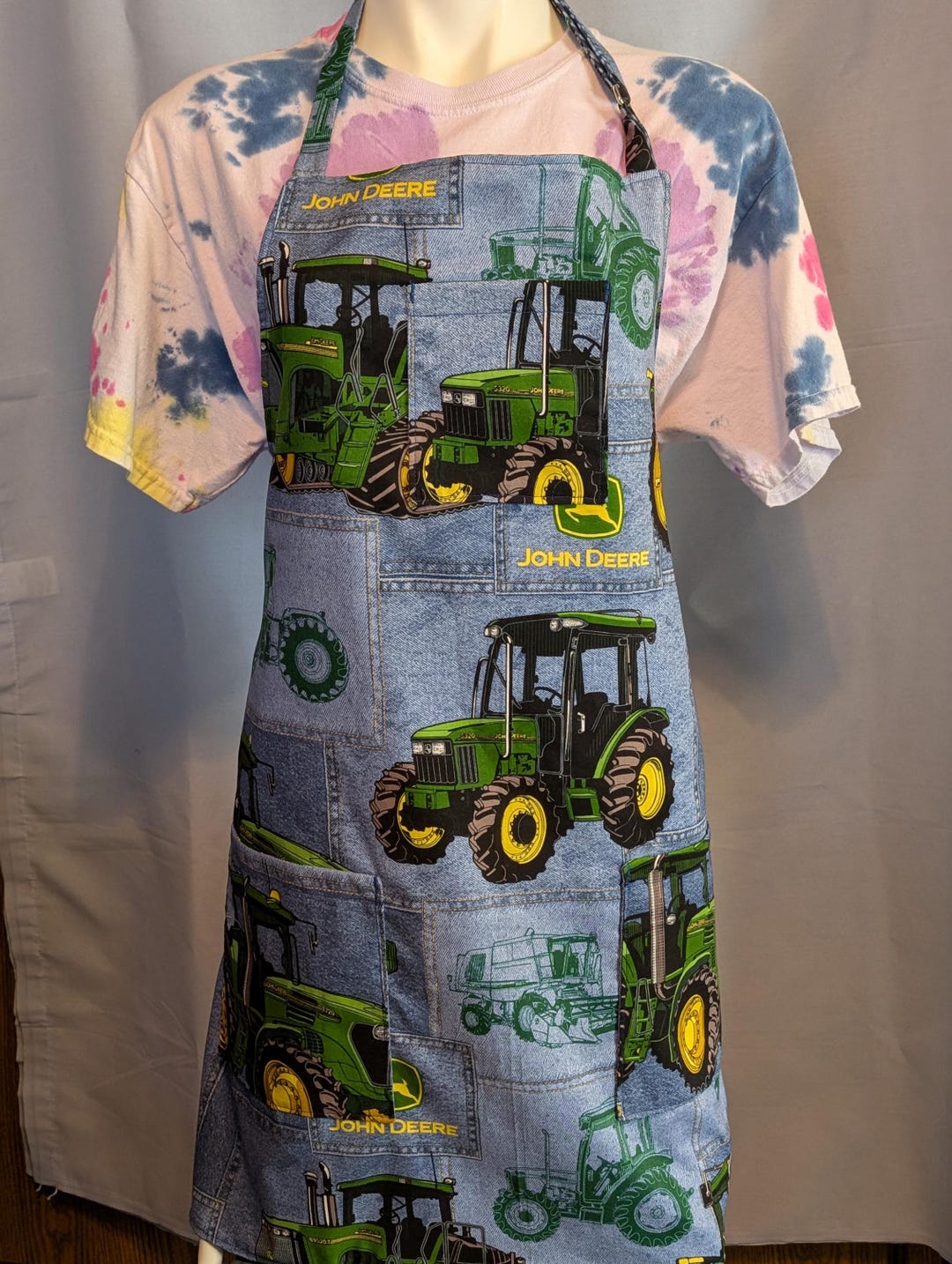 John Deere Two Sided Full Apron - Etsy