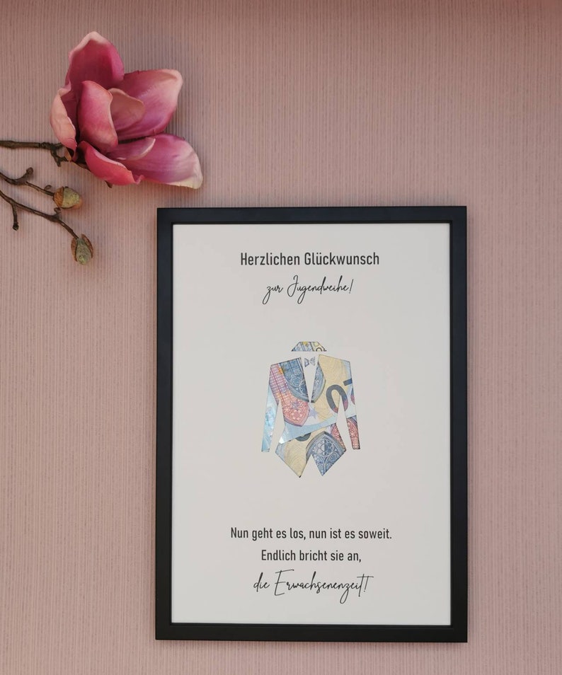Geldgeschenk Jugendweihe Junge Anzug Geburtstag Etsy