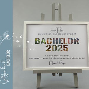 Geldgeschenk Bachelor personalisierbar 073