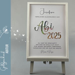 Geldgeschenk Abi 2025 Abitur 2025 personalisierbar 066