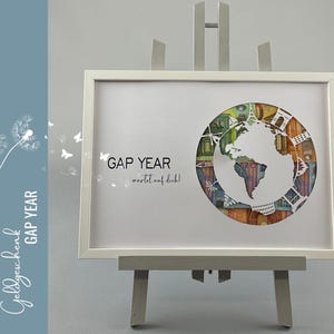 Geldgeschenk Abi 2025 GAP YEAR Work and Travel Weltreise 068