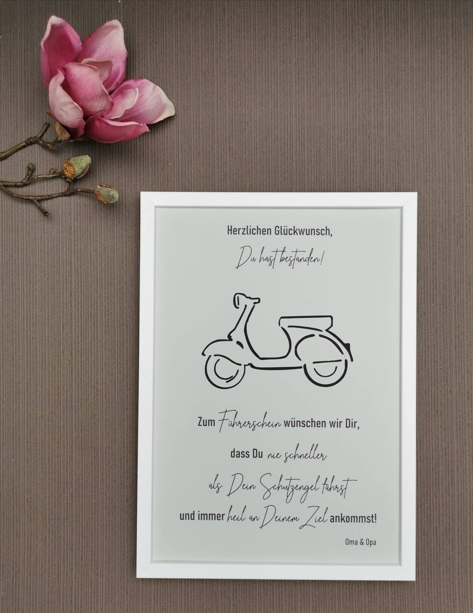 Geldgeschenk Geburtstag Mofa personalisiert Zuschuss für Mofa Etsy