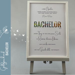 Geldgeschenk Bachelor personalisierbar 074