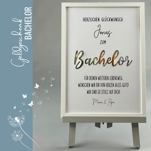 personalized cash gift BACHELOR degree graduation 058