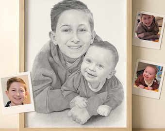 Premium Hand Drawn Pencil Portraits - Hyper Realistic Pencil Sketches from Your Photos – Drawn by Hand
