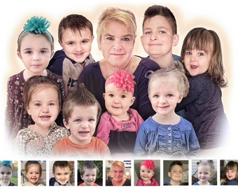 Add Deceased Loved One To Picture - Photo Restoration Included - The Perfect Gift for Someone Special this Christmas.