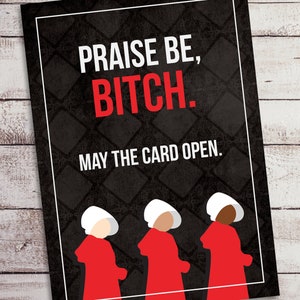 Cartão de aniversário do Handmaid's Tale - download instantâneo