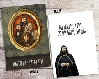 What We Do In The Shadows | Birthday Card | Instant Download
