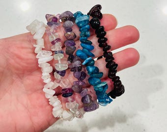 Crystal Bracelets- Crystal Bracelets for Women-Crystal Bracelets for Men-Crystal Bracelet - Healing Crystal Bracelets- Crystal Beaded