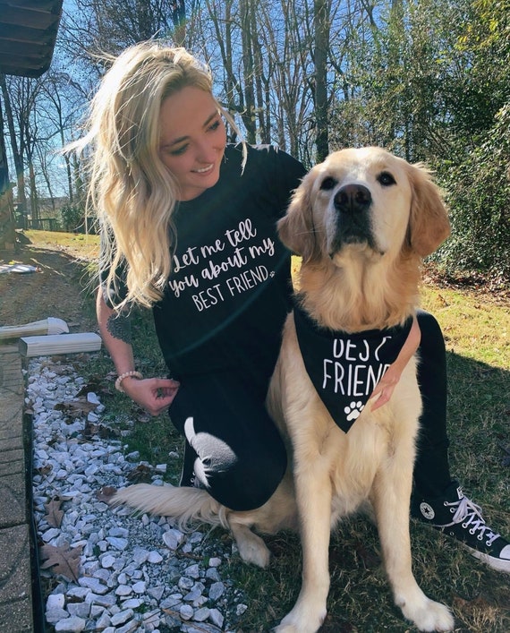 Matching shirt and store dog bandana