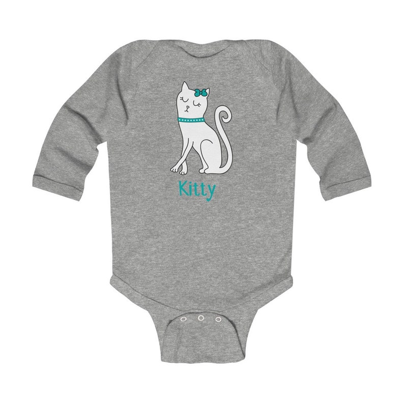 Kitty Infant Long Sleeve Bodysuit