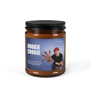 limp bizkit themed candle nookie cookie scented