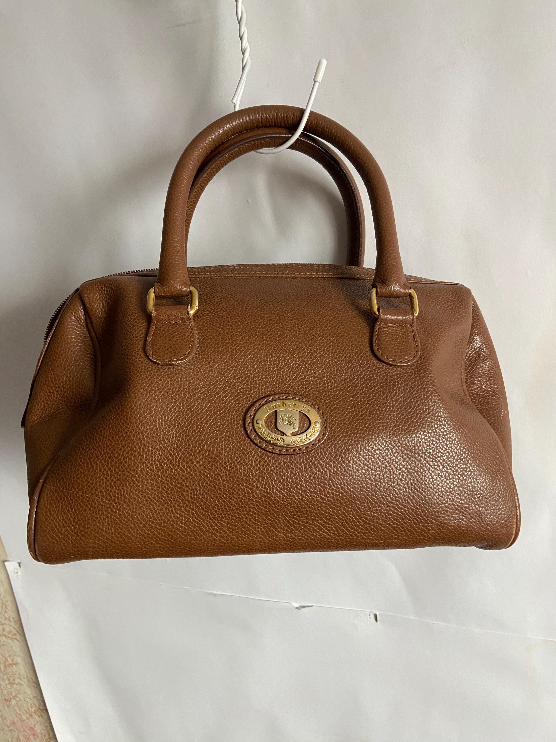 Burberry Boston Bag - Etsy Burberry Boston Bag - Etsy