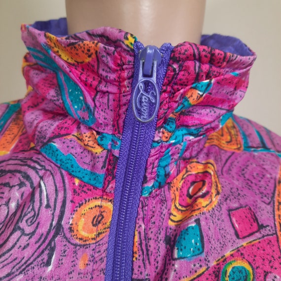 Vintage 90s Lavon Track Suit Windbreaker Nylon Se… - image 2