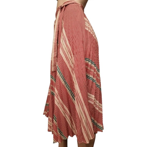 Vintage 70s Joseph Ribkoff Skirt Pleated Midi Wra… - image 6