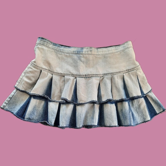 【mnem】Glit Frill Skirt Pants ACRO TOKYO][REFLEM] Frilled Skirt with Bullet Belt