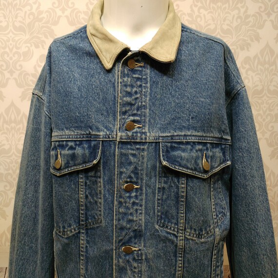 banana republic denim jacket mens
