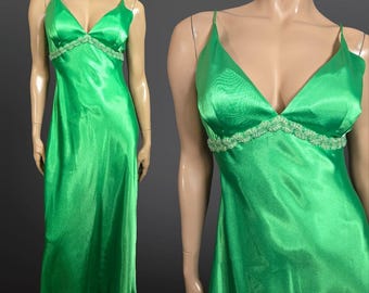 Vintage Maxi Halter Gown, Zum Zum Niki Livas, Size Small