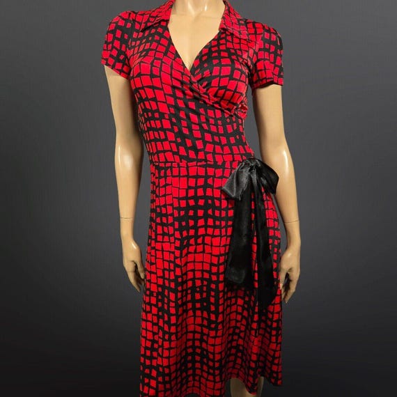red le chateau dress Vintage Red Velvet Mini Dress | by Le Chateau | Size S