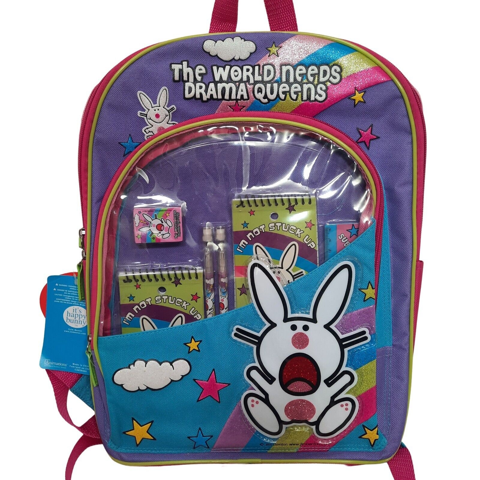 Happy bunny backpack clearance