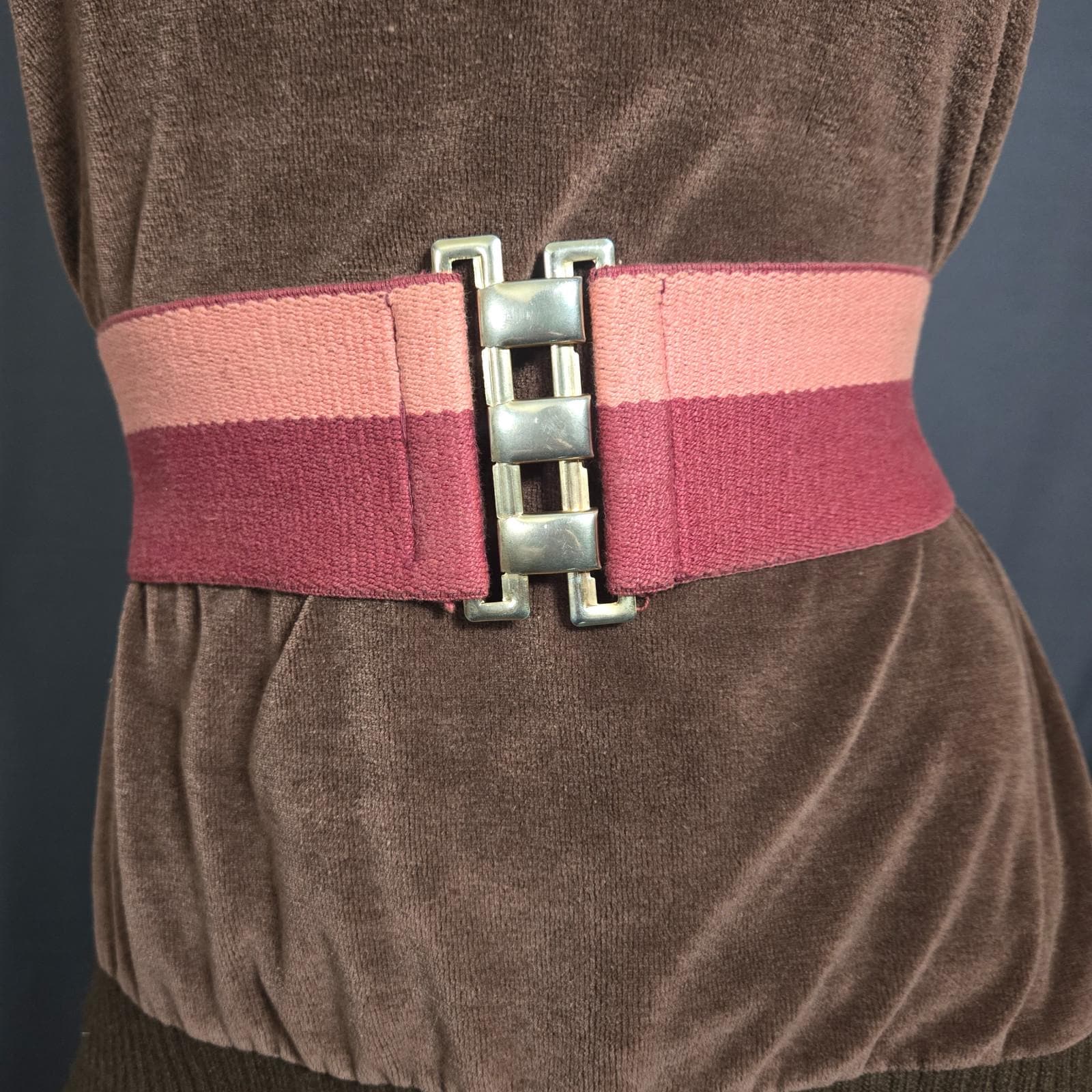 80s Wide Pink Belt - Etsy display picture 2