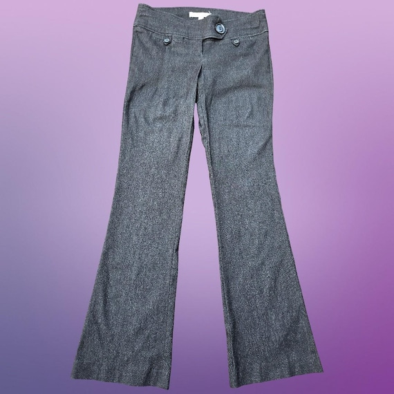 Y2K Low Rise Flare Dress Pants Trousers Size 9 Gray Office Siren Corpcore -  Etsy UK