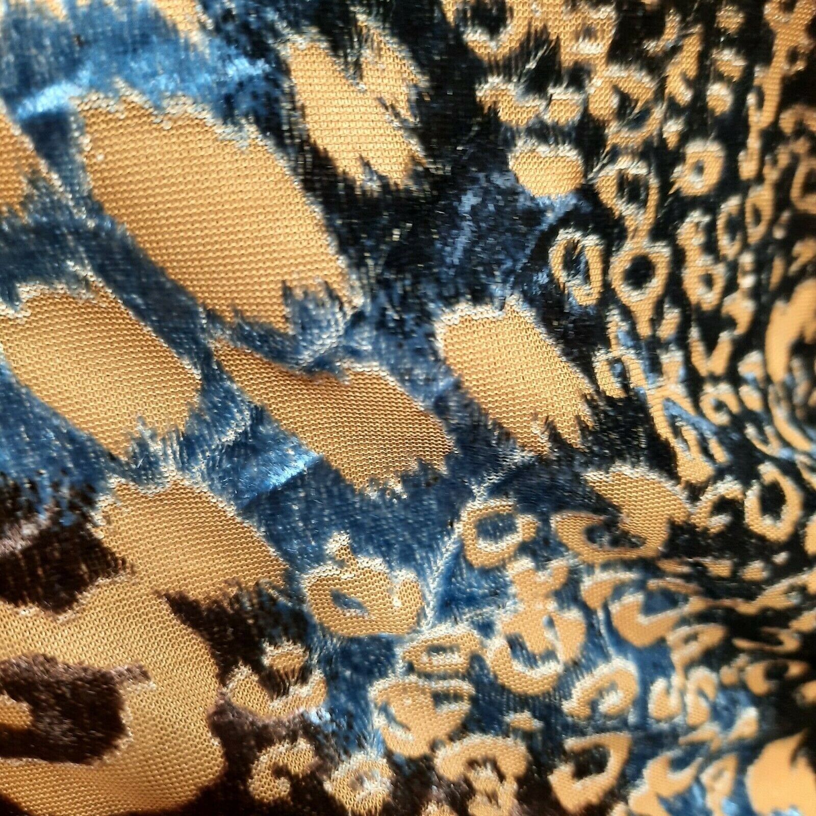 Vintage Y2K Leopard Print Sleeveless Top Size M L Brown Blue | Etsy