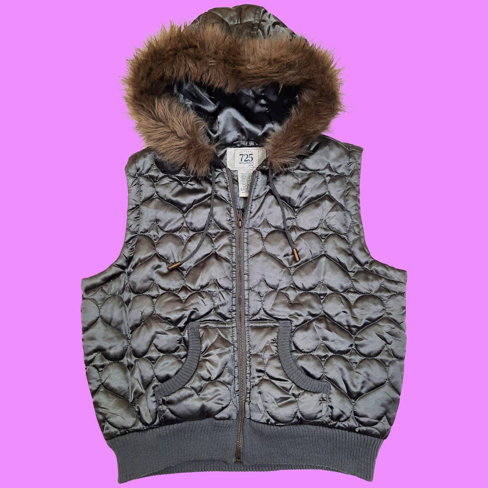 Y2k jacket with fur hoodie - Etsy 日本