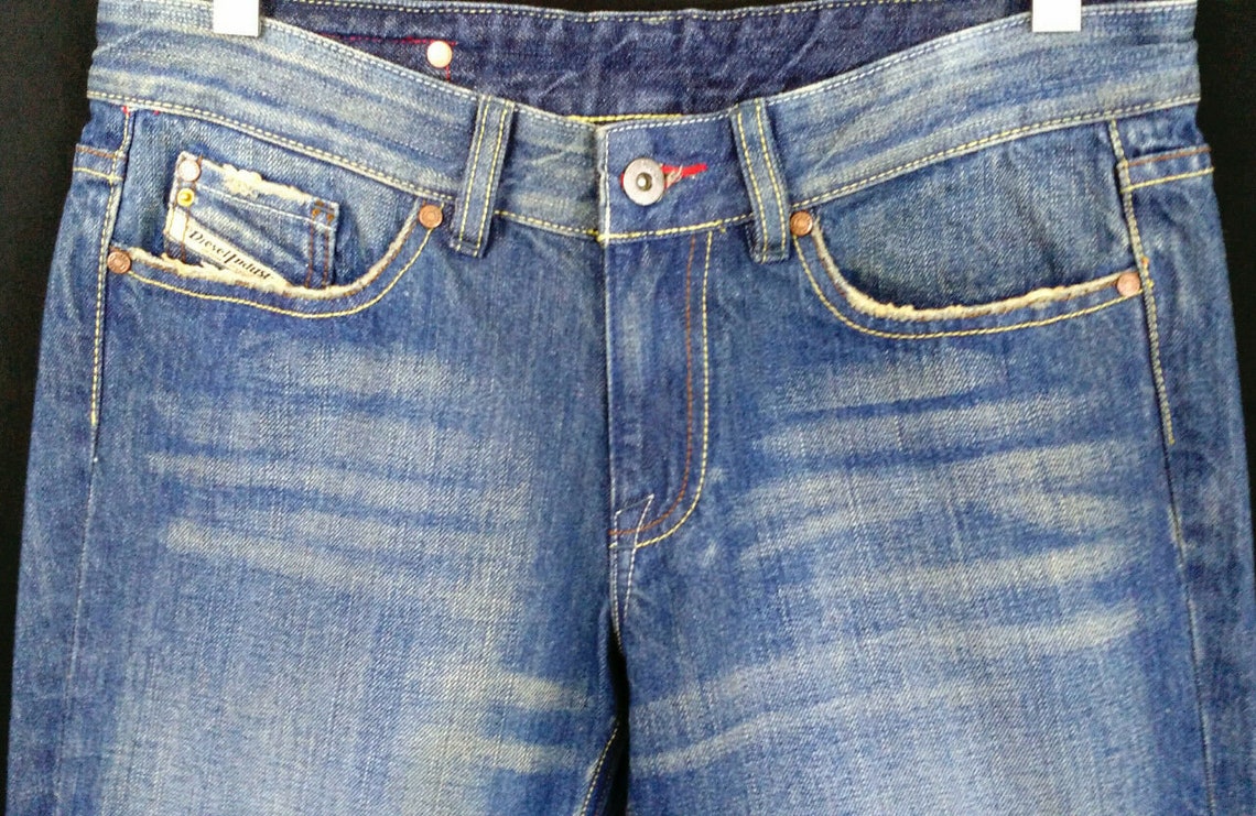 Vintage 90s Y2K Diesel Industry jeans Size 29 Low Rise Bootcut | Etsy