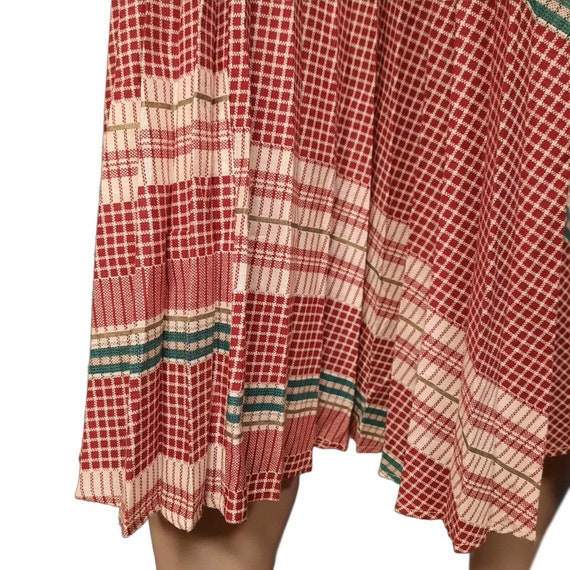 Vintage 70s Joseph Ribkoff Skirt Pleated Midi Wra… - image 5
