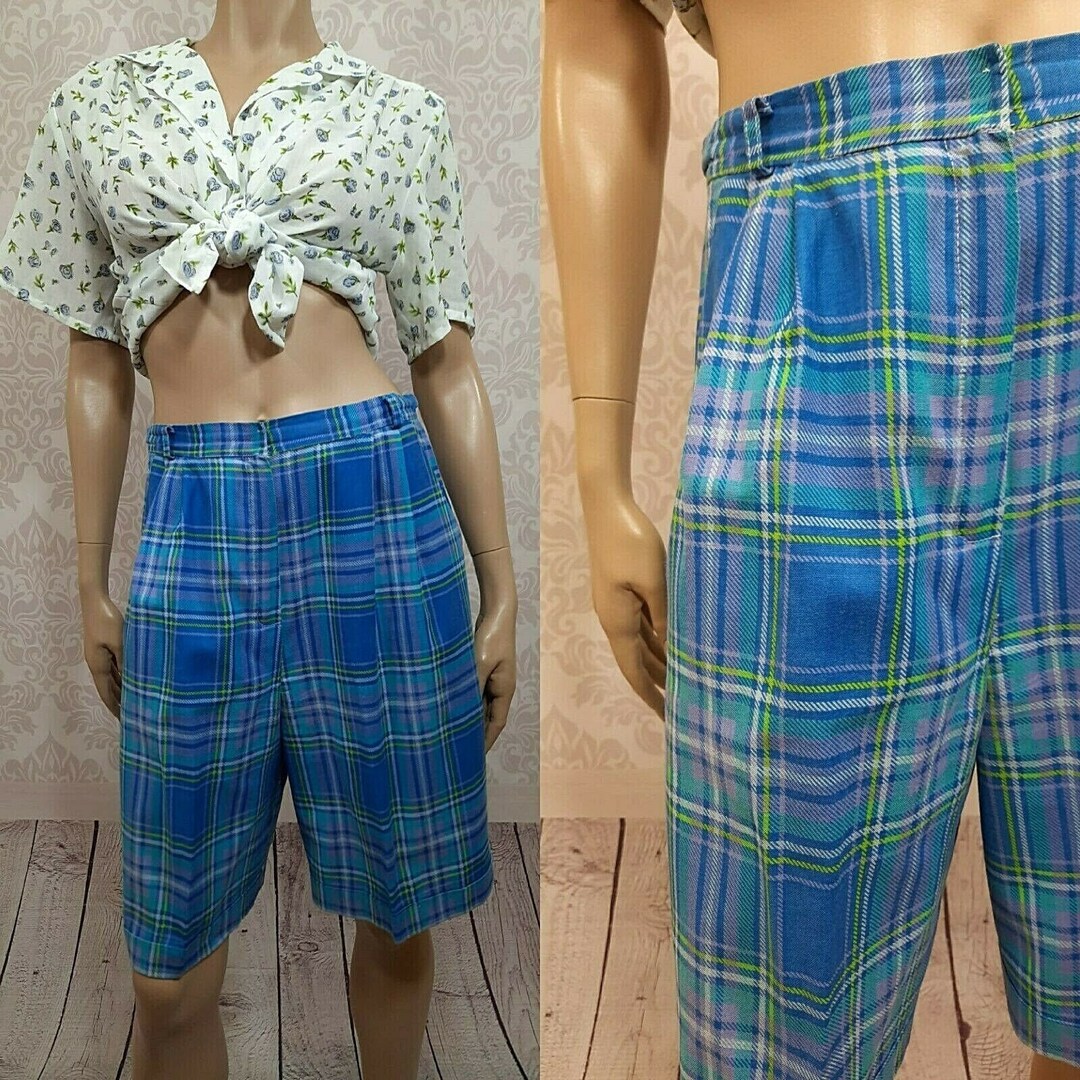 パンツ [PHYS] Striped vintage pleated shorts il_1080xN.2358069600_cmnh.jpg