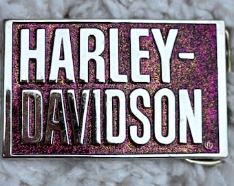 Harley Davidson Pink Canvas Belt Y2K accessories y2k belt - TikTok Shop main image 3