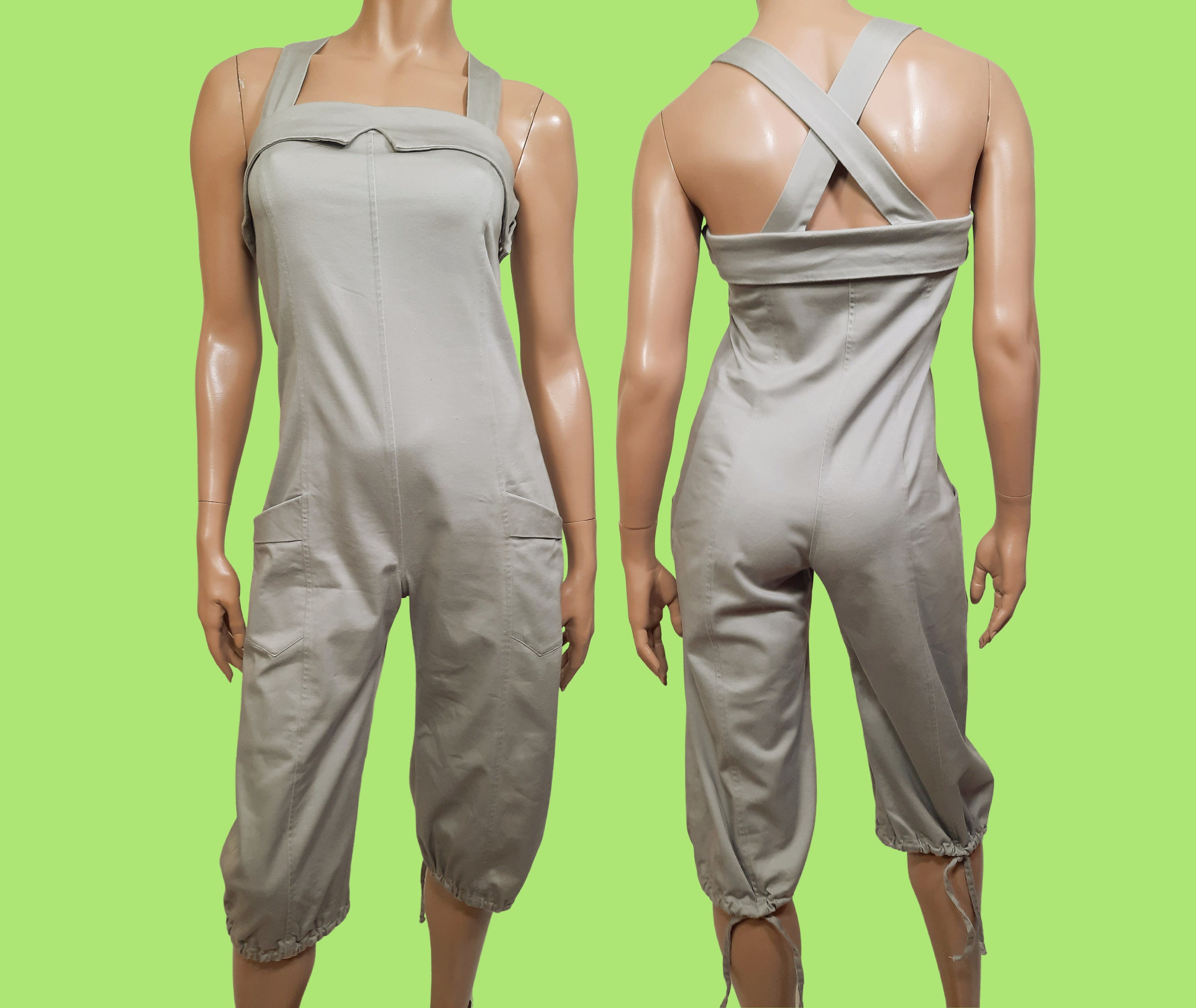 PAODIKUAI Women's Casual Zip Up Vest Cargo Ruched Hem