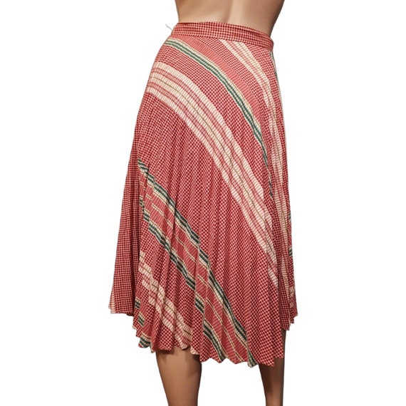 Vintage 70s Joseph Ribkoff Skirt Pleated Midi Wra… - image 8