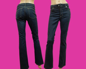 Også Hændelse, begivenhed Loaded Y2K GAP Bootcut Jeans Womens XS US Size 1 Dark Denim Mid Rise - Etsy