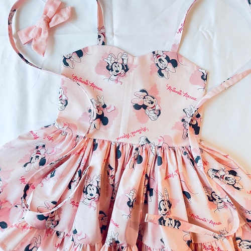Pink Minnie Mouse Dress Girl Toddler - Etsy