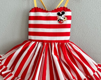 Mickey mouse dress girls Disney dress