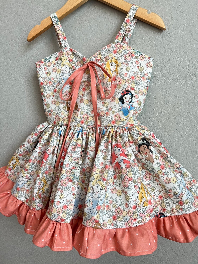 Disney Princess Dress Toddler Girl Birthday Dress Disney Trip Etsy
