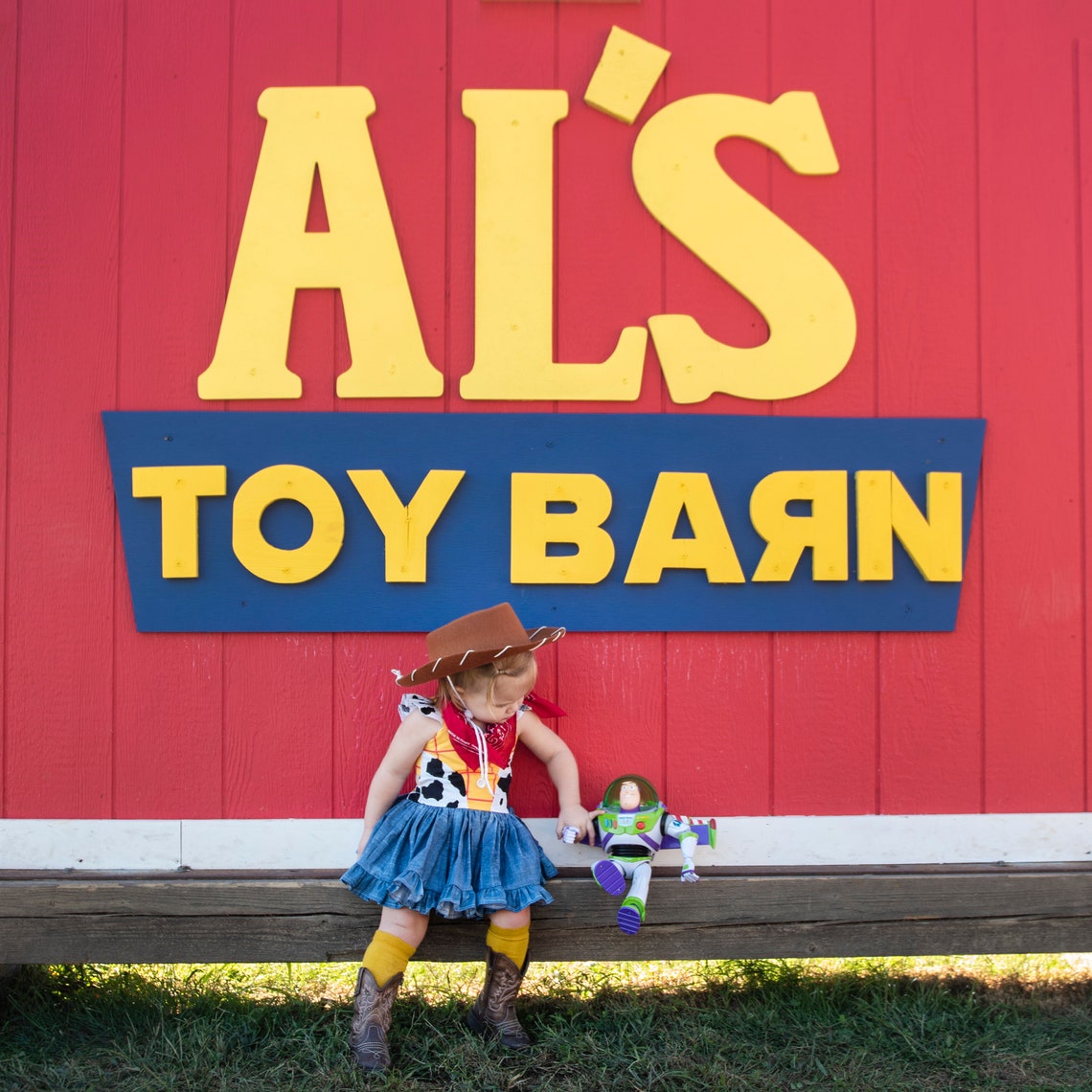 Woody dress for girl toy story