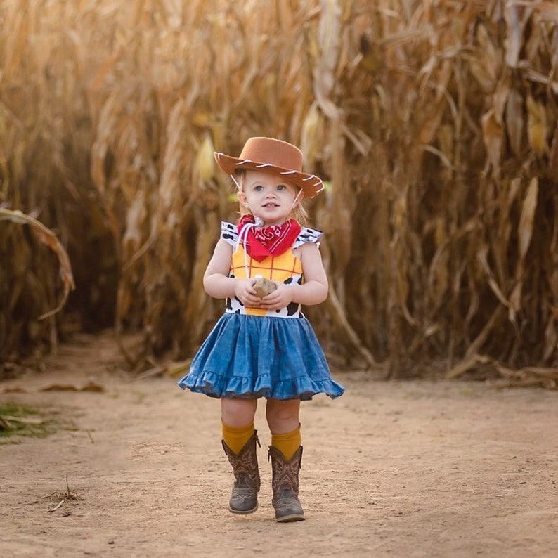Woody Dress for Girl Toy Story Dress Toddler Toy Story Etsy