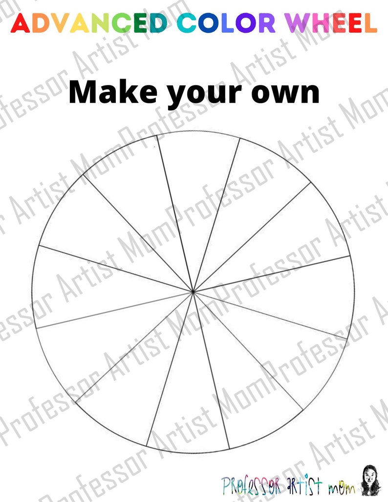 Color Wheel Basics Printables Pack 2 Etsy