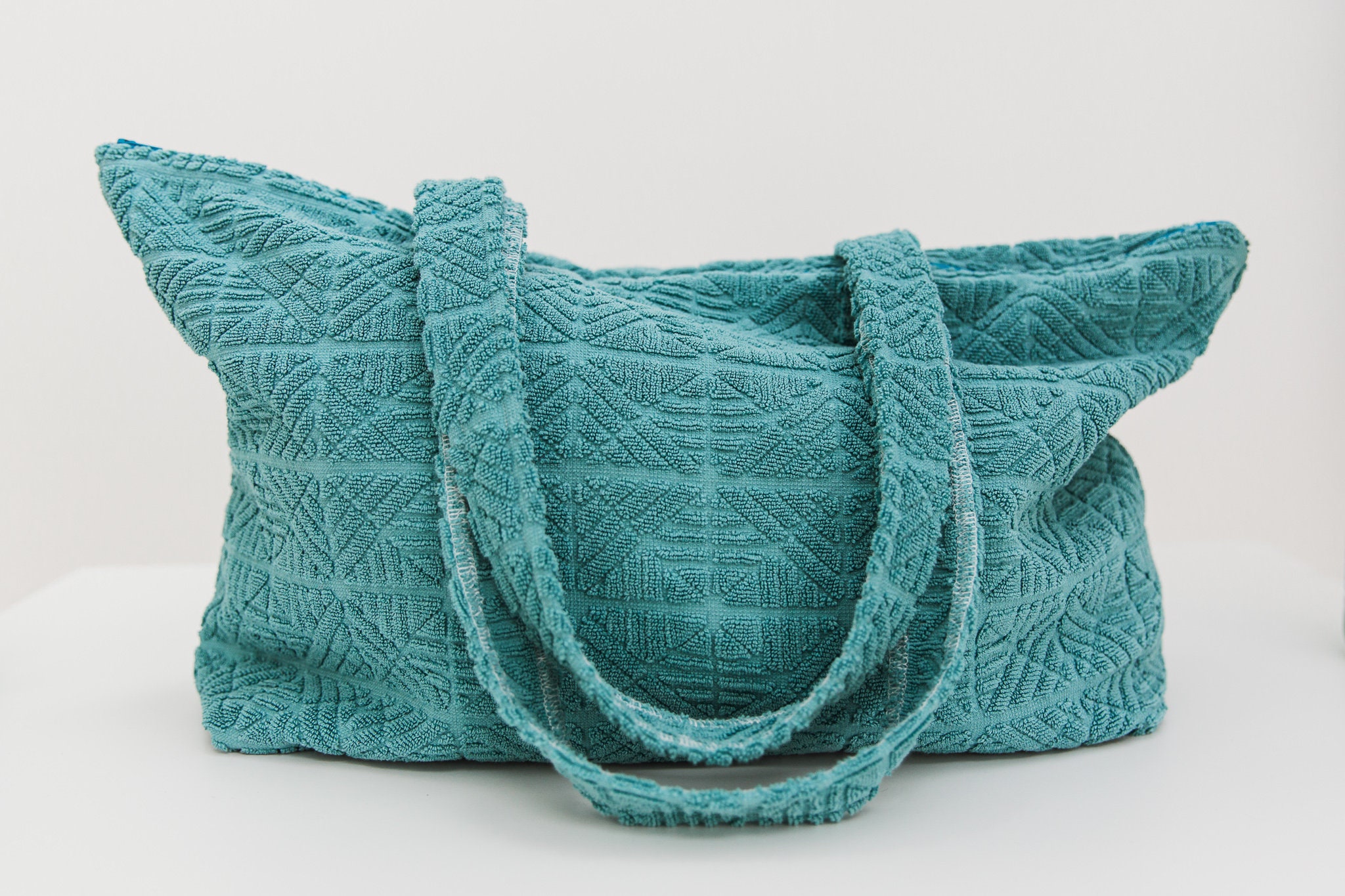 towelling-bag-beach-bag-towelling-tote-towelling-gym-bag-etsy