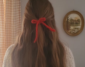 Crocheted Hair Ribbon