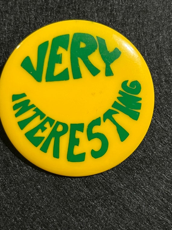 1960’s Hippie Era Novelty Button Pins Gem