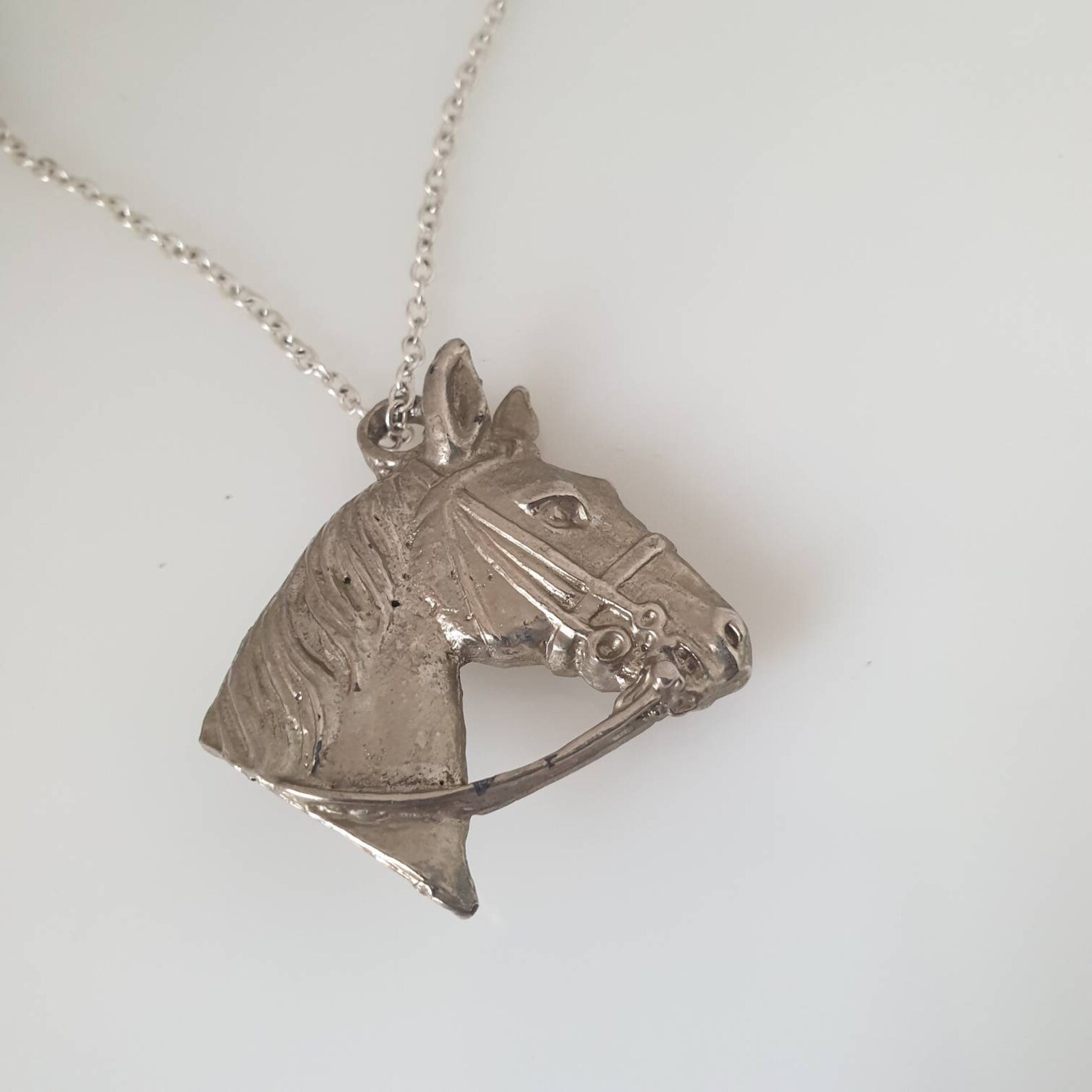 Limana Kette Mit Anhänger 925 Silber Pferd Einhorn Halskette Kinderkette Mädchenschmuck, Kleine